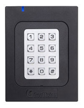 GEOVISION, MODEL GV-RK1352, CARD READER WITH KEYPAD (13.56MHZ), IP66 OUTDOOR RATED